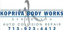 kopriva body works logo